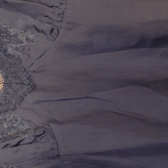 NEW Vintage 2008 Forever 21 French Blue Silk Slip Dress size Small - Picture 13 of 15